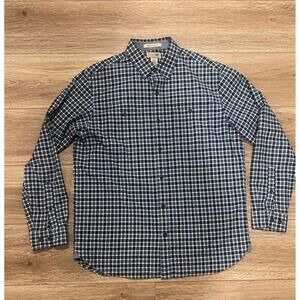 L.L.Bean Traditional Fit Blue Men's Button-Up Shirt, Medium Regular